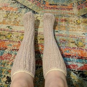 Super chunky knit socks